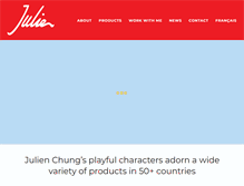 Tablet Screenshot of julienchung.com